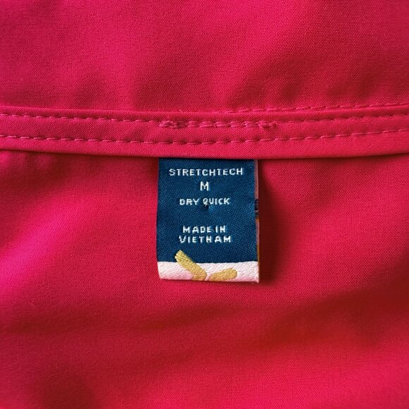 StretchTech Quick Dry Pullover Windbreaker Jacket Sz Medium Athletic Lightweight - Picture 6 of 7